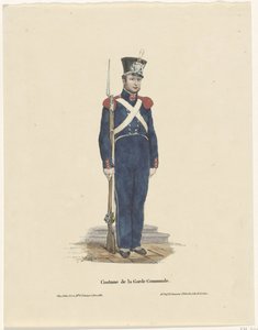 Belgian Shooter, 1830 by Claudio Linati