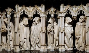 The penitents of the tomb of Philip the Hardi