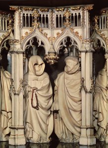 The tomb of Philip the Bold (detail) by Claus and Marville Jean de (d.1389) Sluter