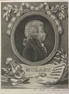 Wolfgang Amadeus Mozart by Clemens Kohl