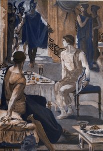 Achilles Receives Agamemnon