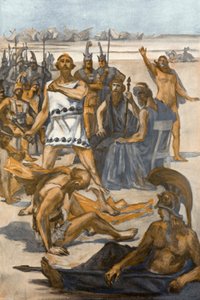 Illustration for the Iliad by Homer by Clement Goutier