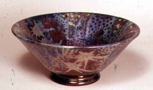 Bowl with lustre decoration, 1890