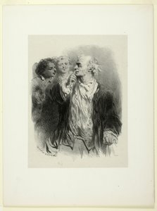 A Gentleman and Two Companions by Célestin Nanteuil