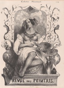Title Page for the Revue de Peintres by Célestin Nanteuil