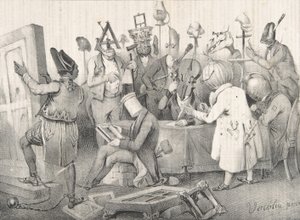 Famous Painting Jury. Salon of 1841, March 20, 1841 by Clément Pruche