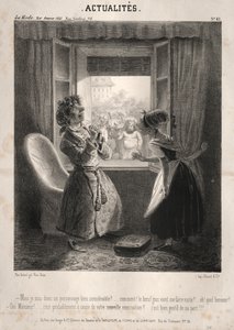 Actualities: ---But I am therefore a very considerable person, 1841 by Clémente Pruche