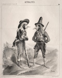 Actualités: Insurgez-vous donc! ...hien! voilà qui va devenir gentil!, 1841 by Clémente Pruche