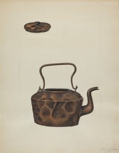 Copper Tea Kettle by Clyde L. Cheney