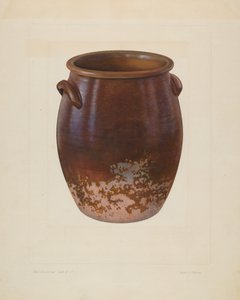 Large Earthen Jar by Clyde L. Cheney