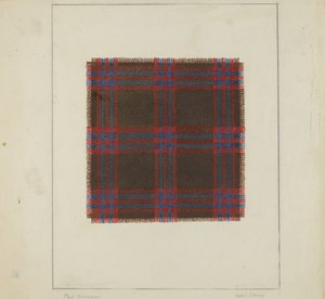 Plaid Homespun by Clyde L. Cheney