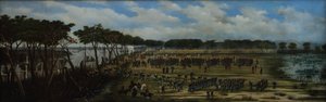 Landing of the Argentine Army in Front of the Curuzú Trenches by Candido Lopez