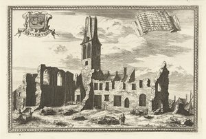 View of the Ruin of the Koningsveld Monastery by Coenraet Decker