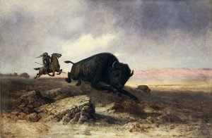 Buffalo Hunt by Colin Campbell Cooper