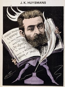 Cartoon by Joris Karl Huysmans - in 
