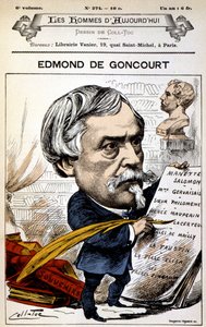 Edmond de Goncourt by Coll Toc