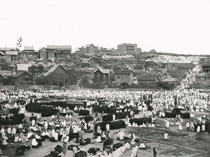The Market Place, Antananarivo, Madagascar, 1895 by Colonel Stewart