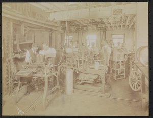 Dressler & Co. Motion Picture Laboratory with Men Working, New York by Company Byron