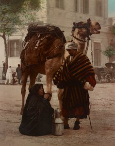 A Bedouin and his Wife in the Market