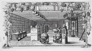 August von Brunswick-Lüneburg in His Library, 1650