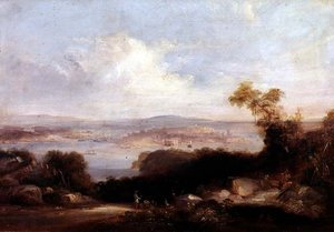 Extensive View of Sydney Harbour by Conrad Martens
