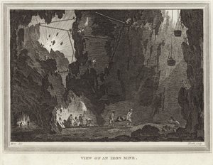 View of an iron mine