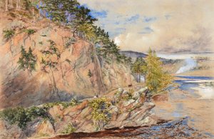 Rock of Craig Ellachie on the Spey