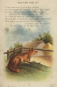 Nursery Rhyme: Mister Fox, O!