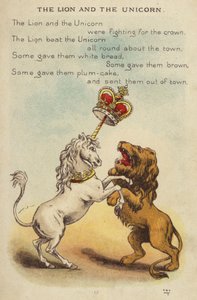 Nursery rhyme: The Lion And The Unicorn