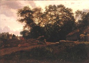 The Edge of the Forest, late 1830s by Constant Emile Troyon