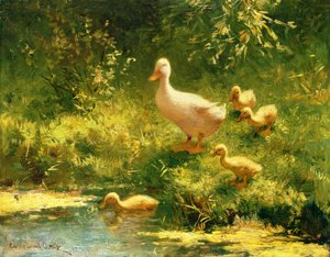 Mother with Ducks