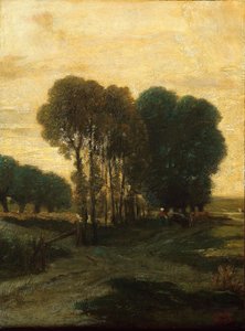 A Clump of Trees by Constant Emile Troyon