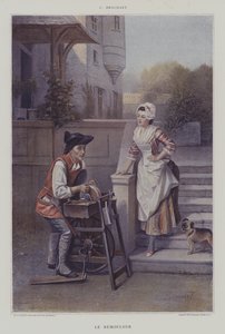 The Knife Grinder by Constant Joseph Brochart