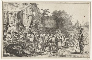 Village Fair with Two Quacks