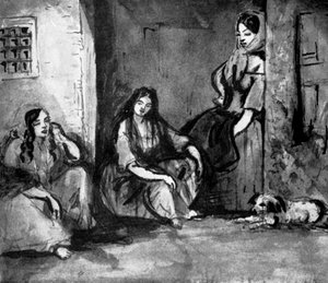 On the Door-step, 19th century