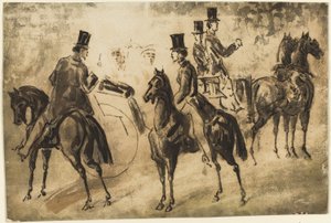 Riders and Equipage by Constantin Guys