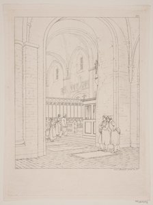 Part of the Choir in Ringsted Church by Constantin Hansen