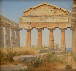 The Temple of Athena in Paestum, 1838