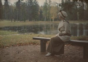 Olga Victorovna Dmitrieff by Constantin Mitrofanovitsh Flórinsky