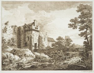 The Old Gate at Southampton by Copplestone Warre Bamfylde