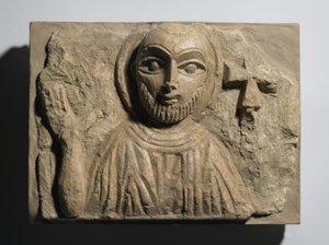 Bust of a Saint, from Egypt, 4th-5th century by Coptic Coptic
