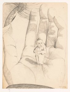 Eye and Hand, Holding a Child with a Package by Cor van Teeseling