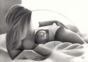 Abstract Nude Reflection