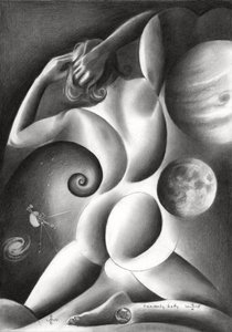 Celestial Female Form by Corné Akkers