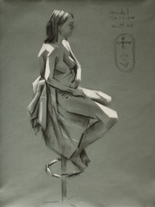 Draped Figure Study