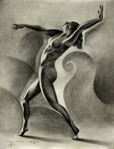 Dynamic Nude Dancer by Corné Akkers