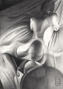 Ethereal Female Form by Corné Akkers