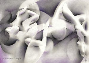 Flowing Abstract Forms by Corné Akkers