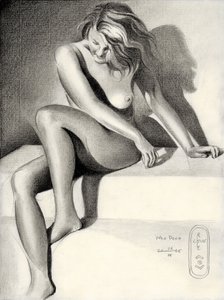 Graceful Seated Nude