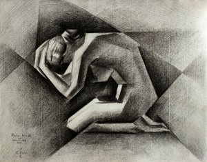 Grieving Geometric Figure by Corné Akkers